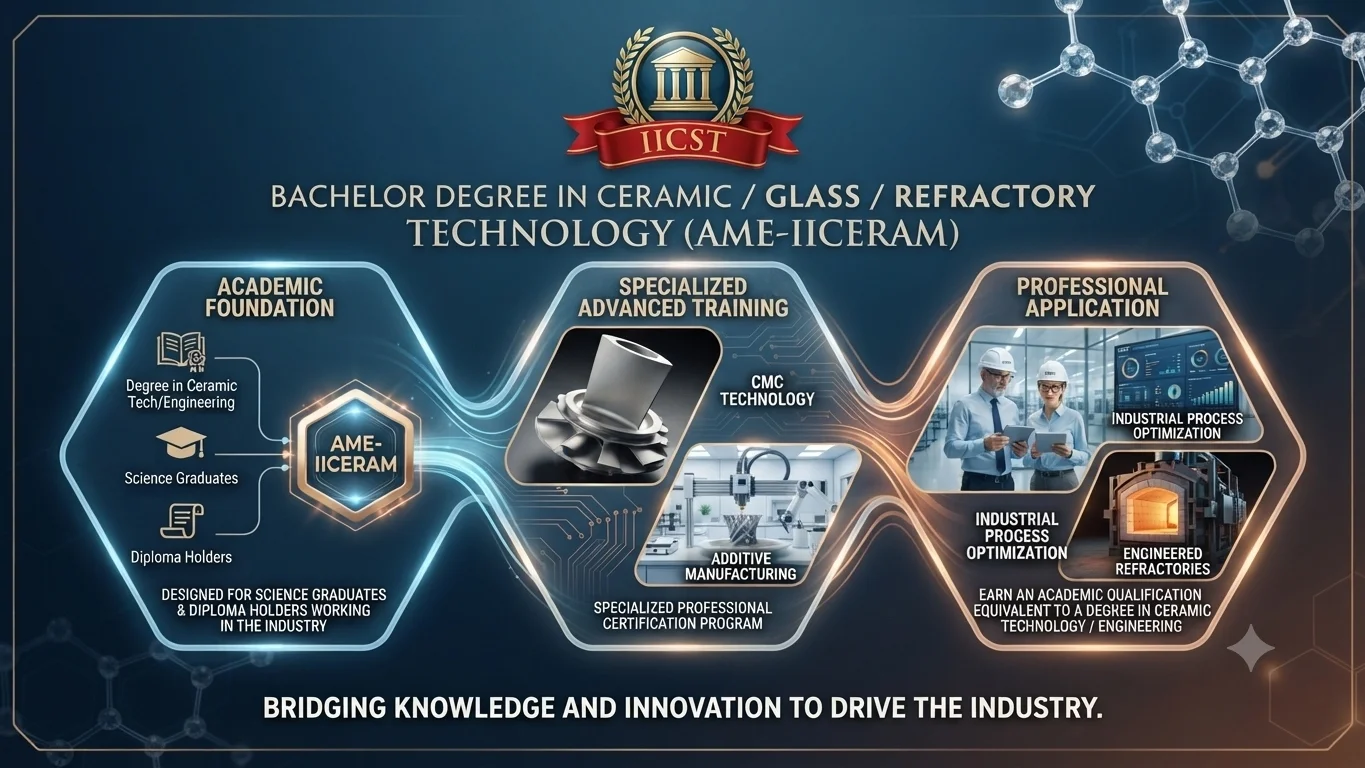 Bachelor Degree in Ceramic / Glass / Refractory Technology (AME-IICERAM)