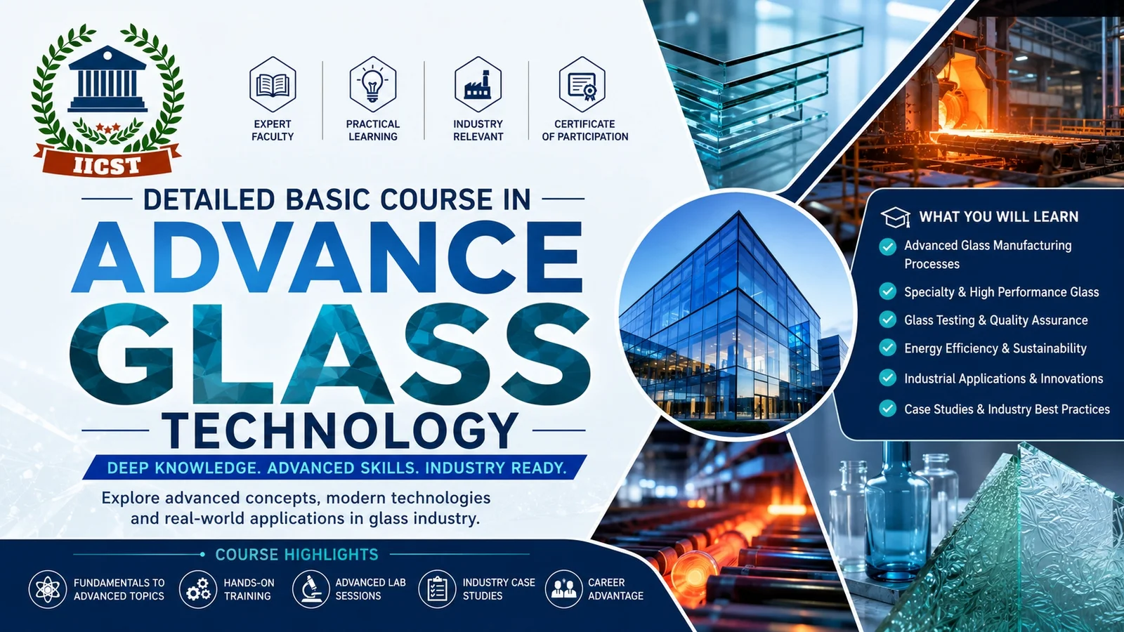 Detailed Basic Course in Glass Technology (10 Days)
