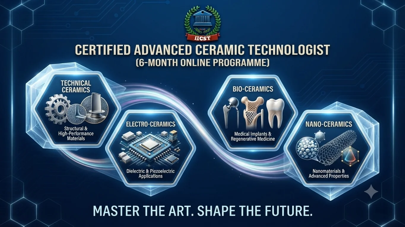 Certified Advanced Ceramic Technologist (6-Month Online Programme)