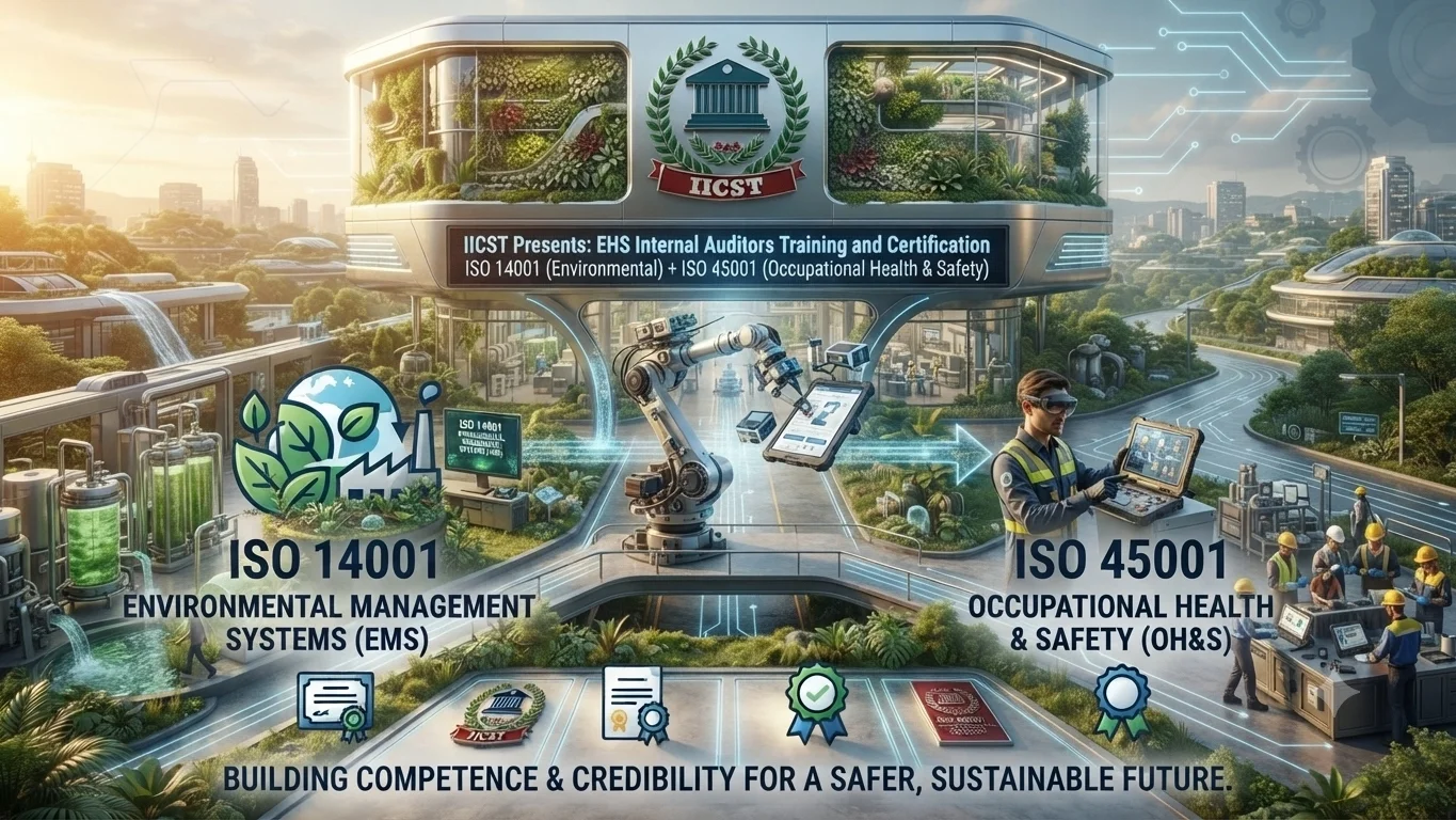 EHS Internal Auditors Training and Certification (ISO 14001 + ISO 45001)