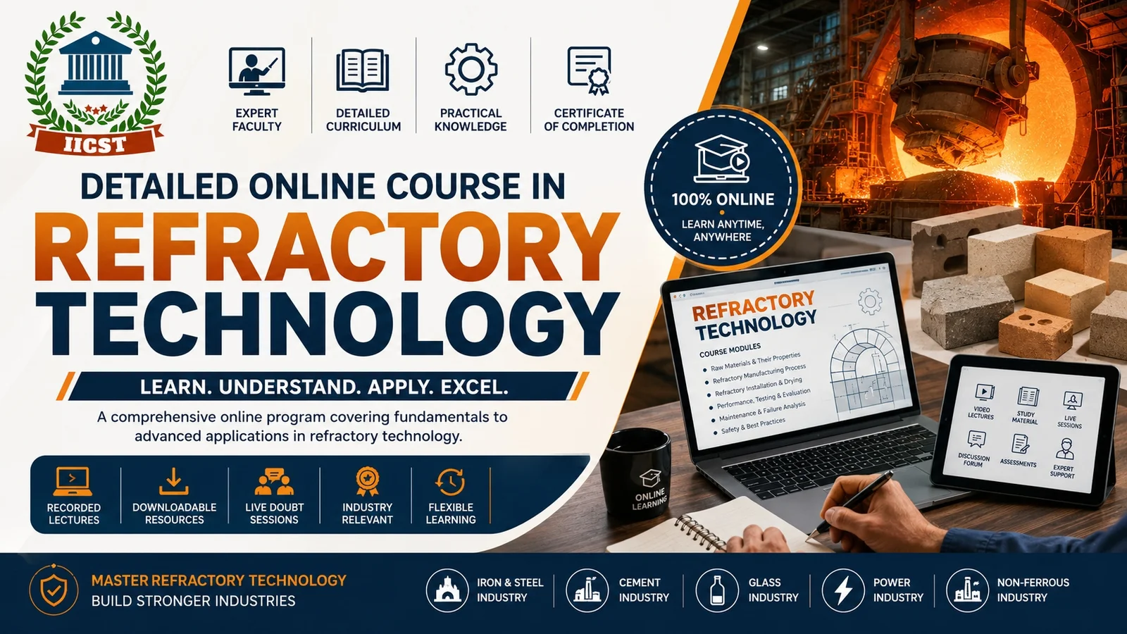 Detailed Online Course in Refractory Technology (10 Days)