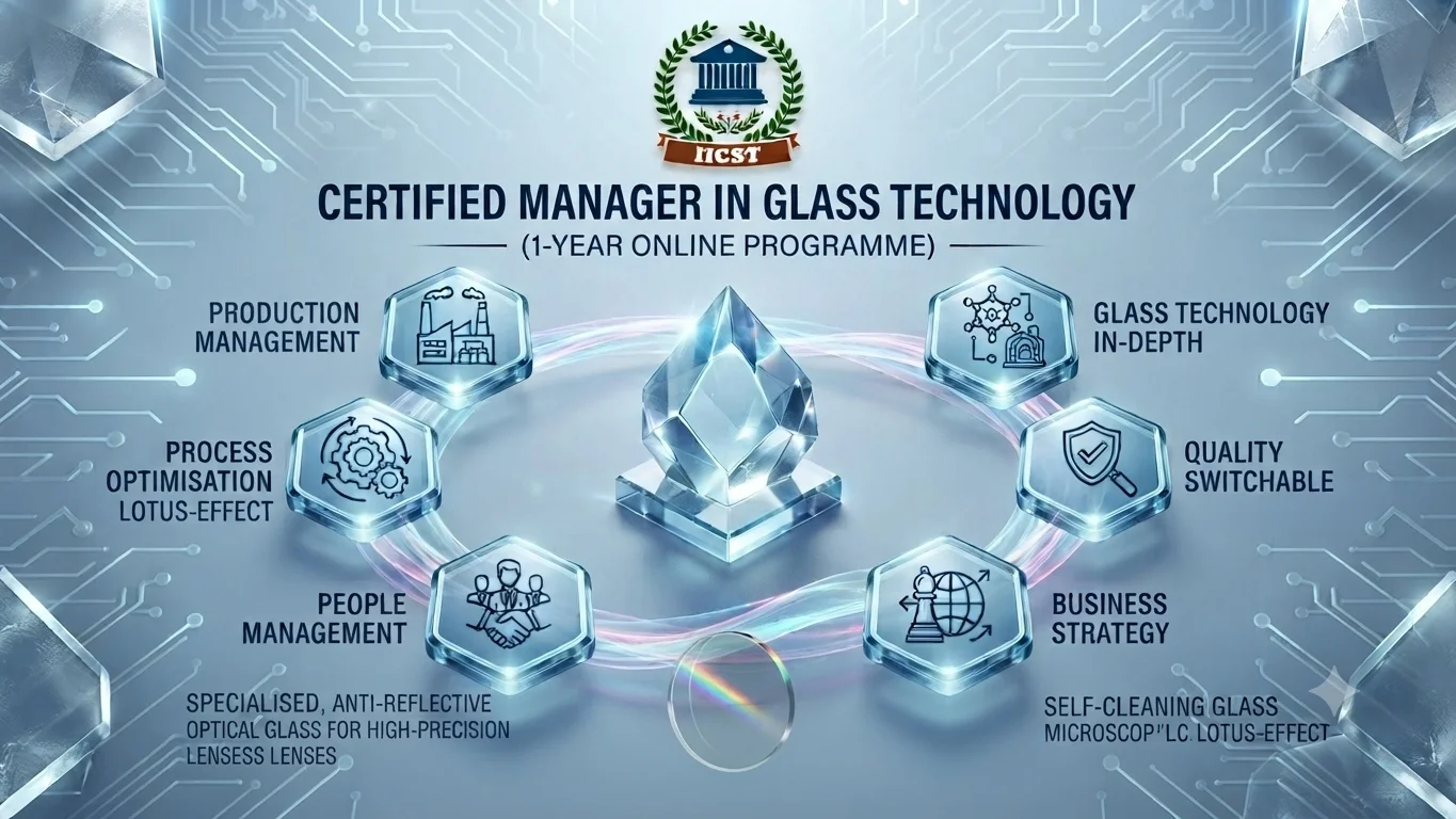 Certified Manager in Glass Technology (1-Year Online Programme)